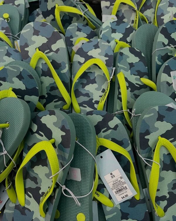 mixed flip flops pallets